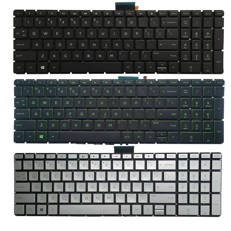 

US laptop keyboard for HP 15-BP 15M-BP 15-CB 15T-CB 15-CC 15T-CC 15-CD 15-CU 15-CK TPN-W217 TPN-Q190 TPN-Q193 TPN-Q201