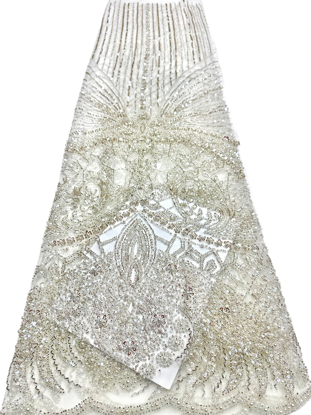 

Африканский, французский, нигерийский, элитный, 2026, тюлевое кружево с бусинами и блестками для вышивки свадебного платья невесты, шитье