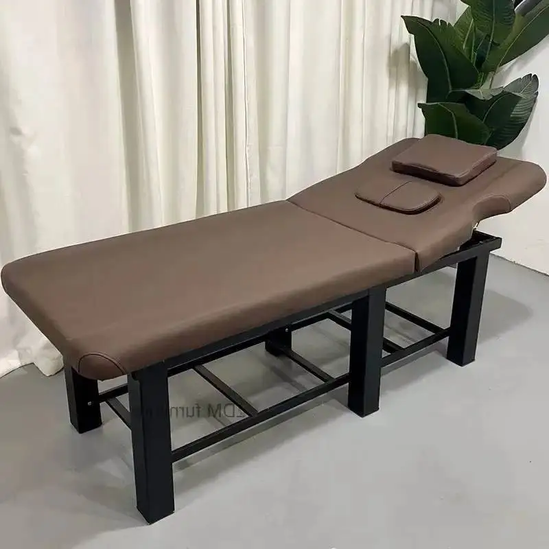 

Fire Chest Massage Hole Thicken Massage Body Tables Beauty Folding Salon Table Special Moxibustion Massage Beds Therapy Bed T