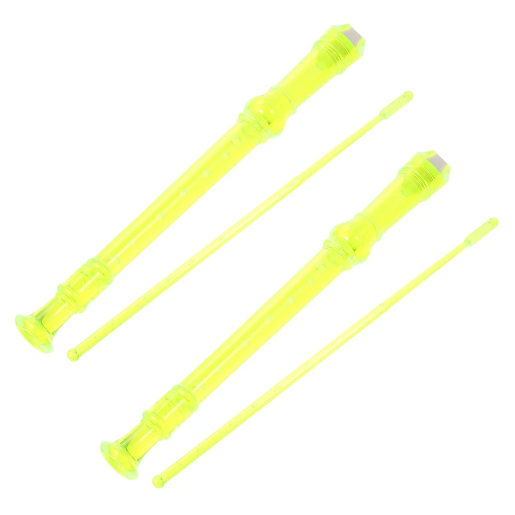 

2pcs Kids Recorder Resin Beginner Resin Clarinet Flute Children Musical Instruments Beginner Wind Instrument