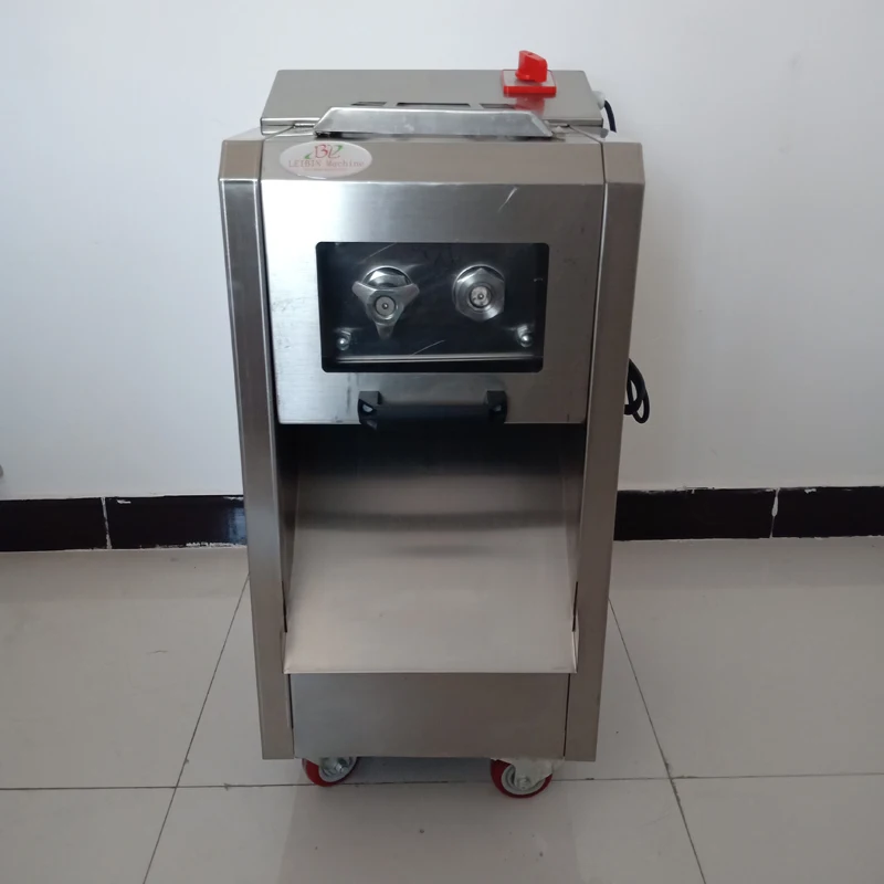 

QRJ-L Vertical meat slicer High-power commercial meat slicing machine Multi-function Meat cutter processing equipment 220V