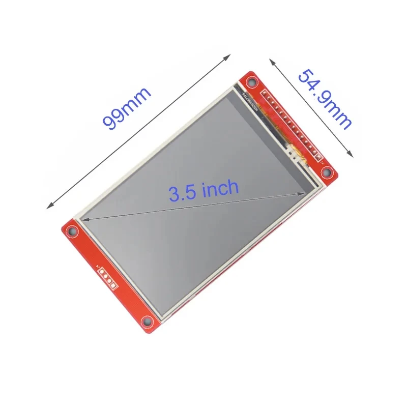 Serial TFT LCD Screen, painel de toque, driver IC ILI9488, suporte a toque capacitivo, GT911