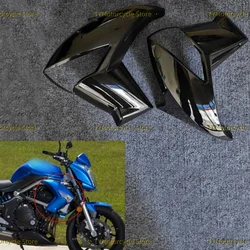 Motorcycle Fairing Left Right Panel Trim Cover Cowling Frame Bright Black Protectors For Kawasaki ER-6N ER6N ER 6N 2009-2011