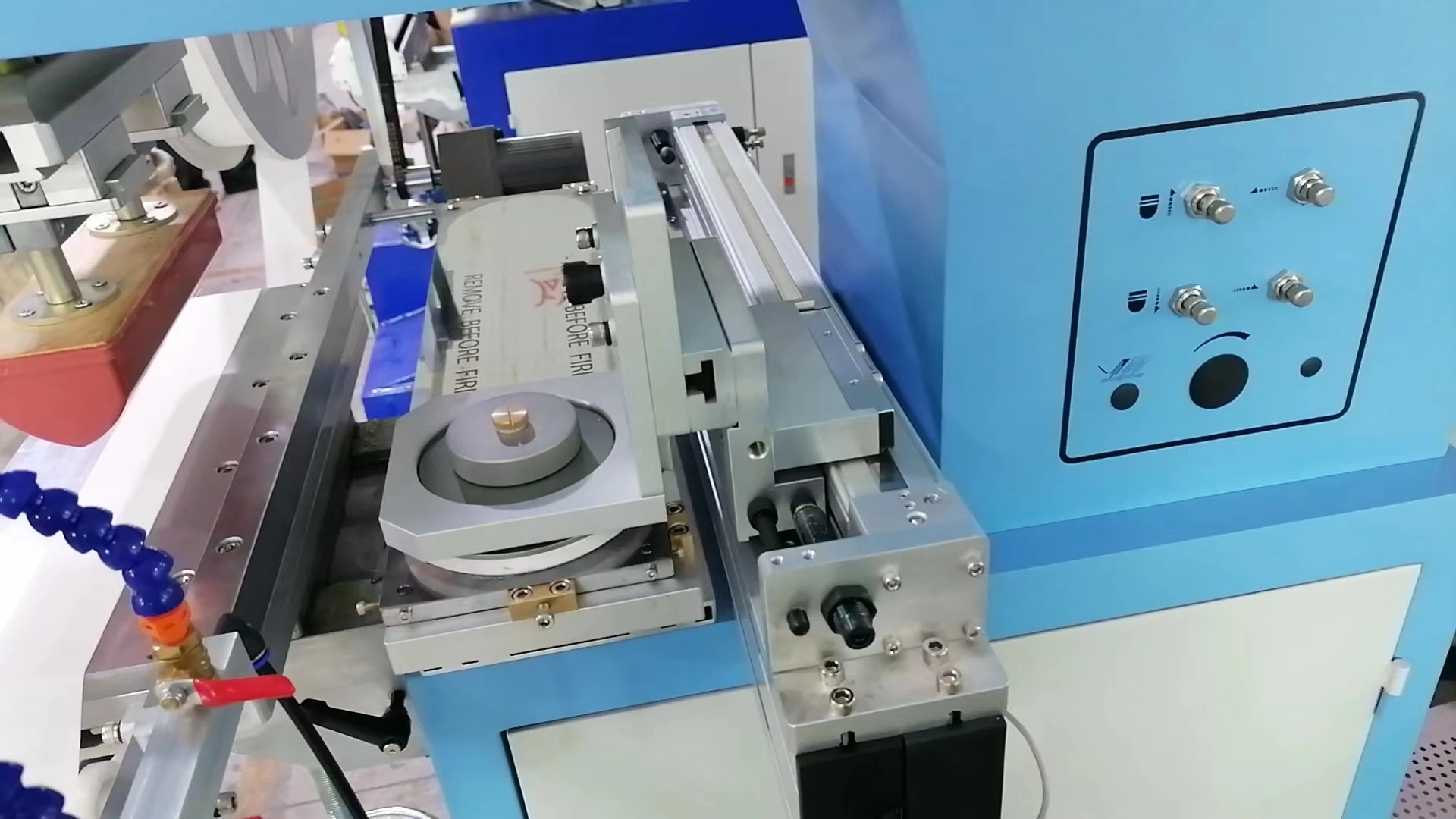 Printing machine servo motor non-woven ribbon transfer printing machine PLC control system for label production