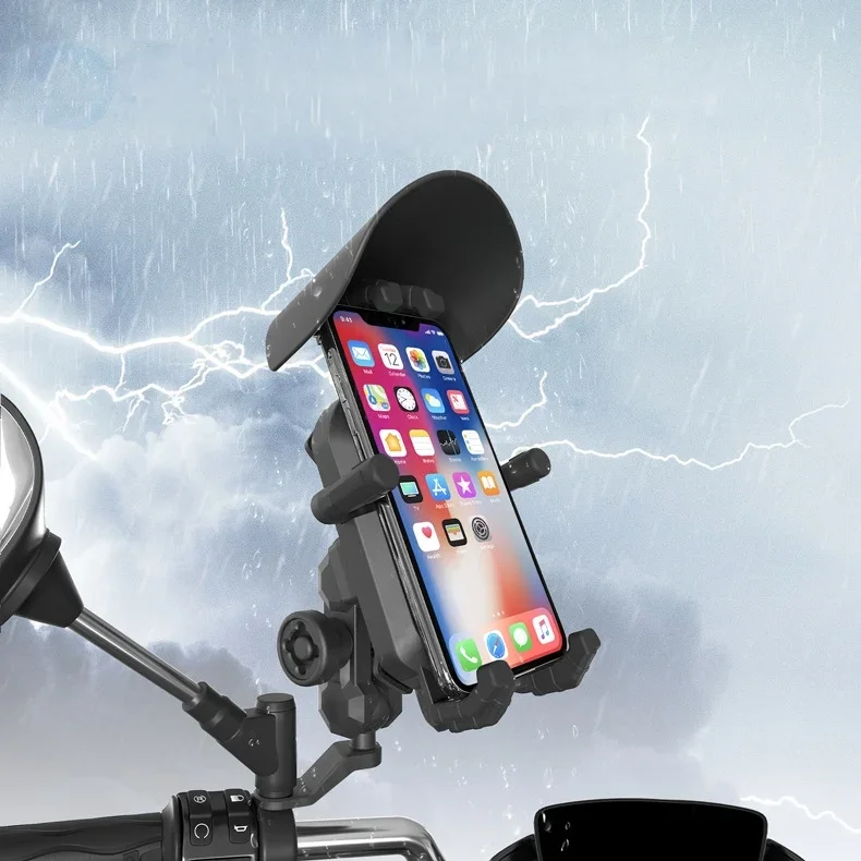 

Держатель для телефона на мотоцикл, крепление для GPS-навигатора, крепление на руль и зеркало заднего вида для телефонов 4-7 дюймов