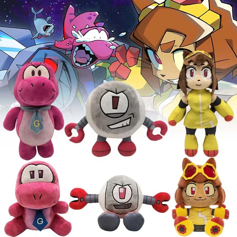 

2026 New Anime Kit Gobbles Kaboodle Plush Toy Cartoon Gameoversed Stuffed Soft Toy Cute Dinosaur Robot Plushie Doll for Kid Gift