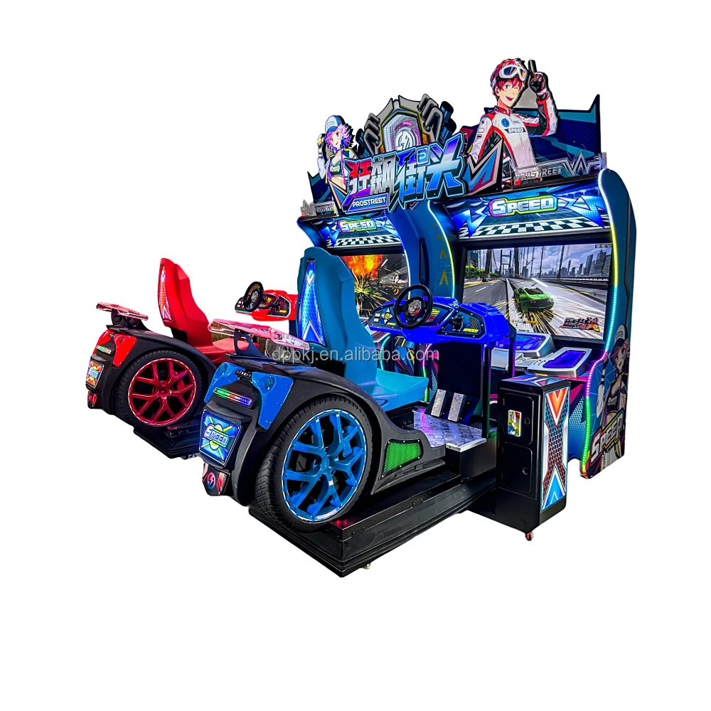 Crazy Racing Coin-Operated Arcade Machine English Entertainment Animation Simulation Motion Sensing Racing Car Excluding Freight