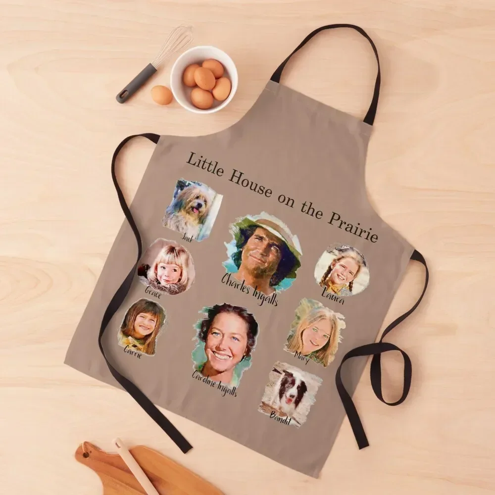 

Ingalls Family Little House on the Prairie Apron Funny For Man Haircut House Things For Home And Kitchen japanese style Apron