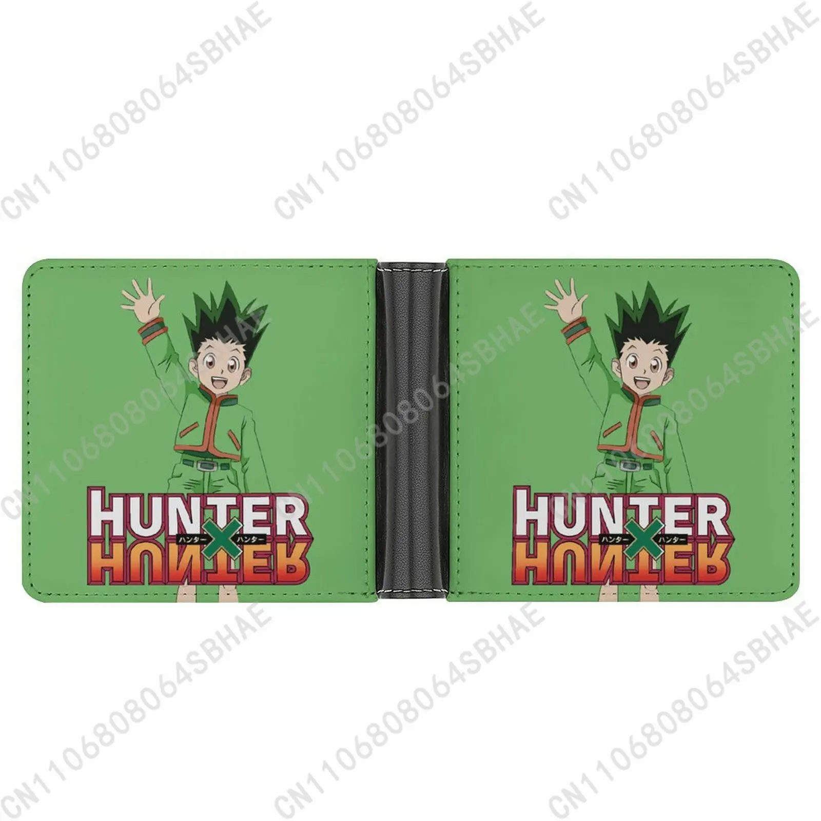 

Hunter X Hunter Trendy Leather Wallet Teenage Girls Boys Personalized Slim Credit Card Holder Small Purse School Daily Use
