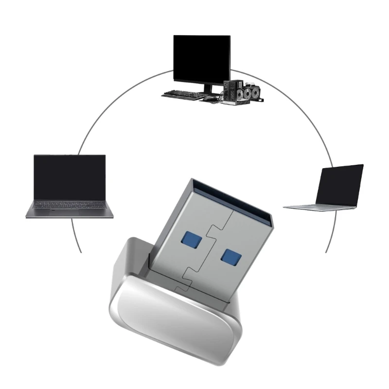 Dispositivo accesso tramite impronta digitale per lettore impronte digitali USB per autenticazione rapida