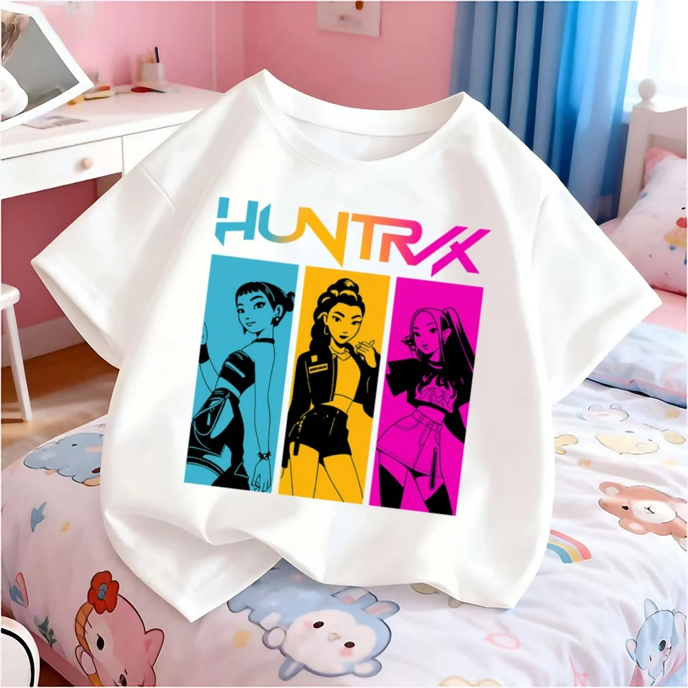 K-Pop Demon Hunters Sweatshirt 100% Cotton Hoodie Child Dress Durable Does Not Fade Movie Fans Gift Children's for Boys Girls
