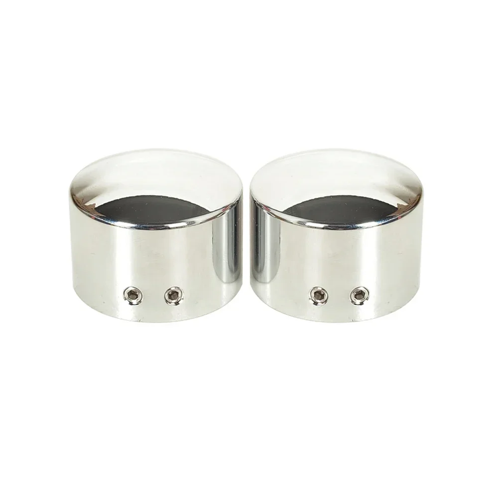 For Harley Electra Glide Heritage Softail Chrome Motorcycle Front Axle Nut Cover Bolt Case