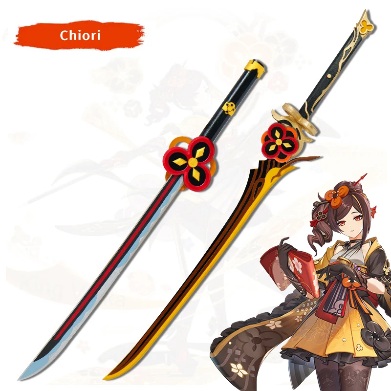 Genshin Impact Chiori Cosplay Weapon Props Model Knife and Sword