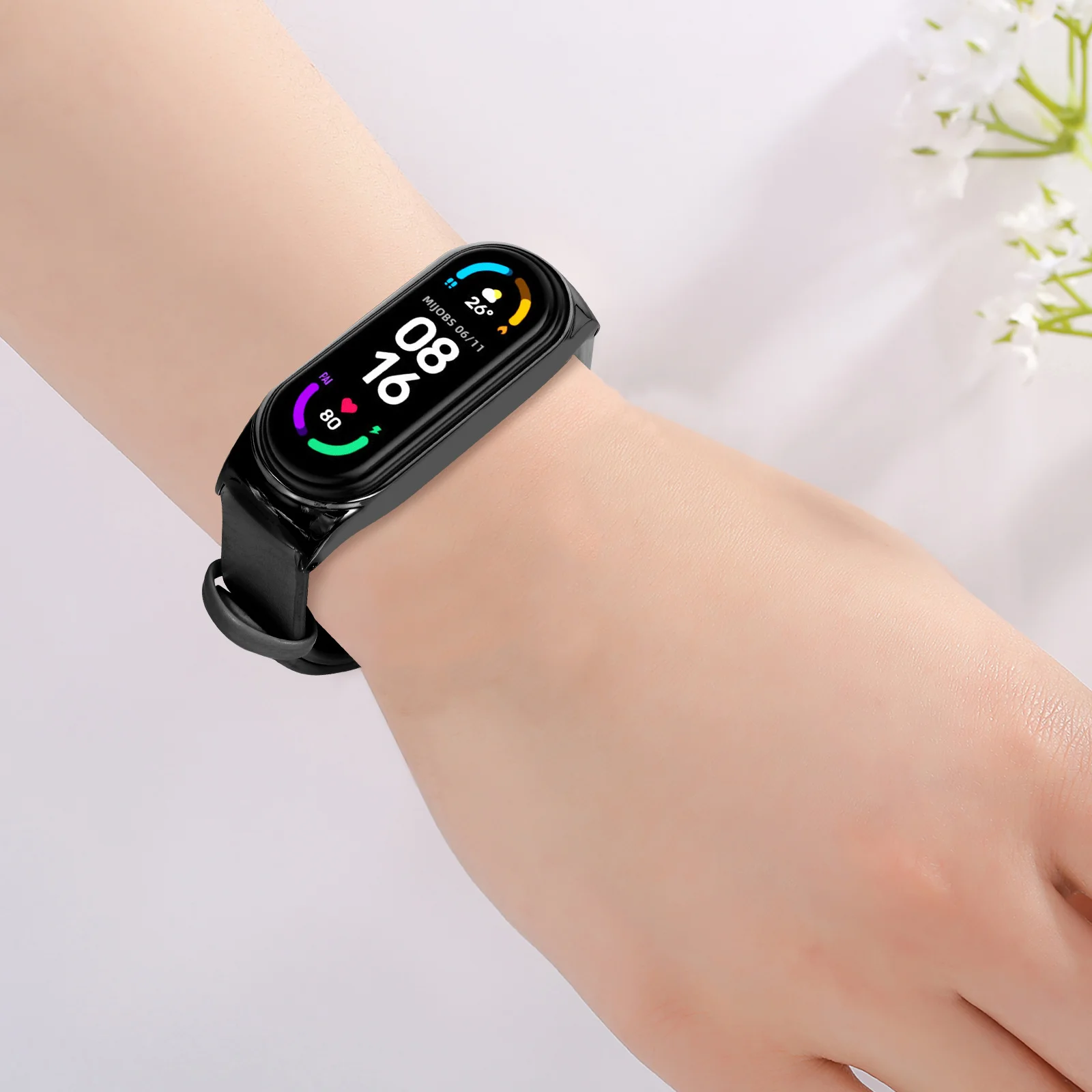 Comfortable Ultra Fiber Watch Wristband for 6 4 3 5 Durable Smooth Finish Professional Workmanship Watch Strap