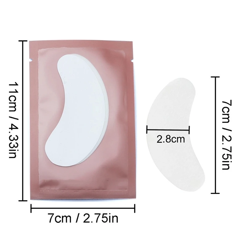 Disposable U-shaped 100% Natual Plant Extract Moisture and Tighten skin grafting eyelashes Lint-free Hydrogel Under Eye Pads