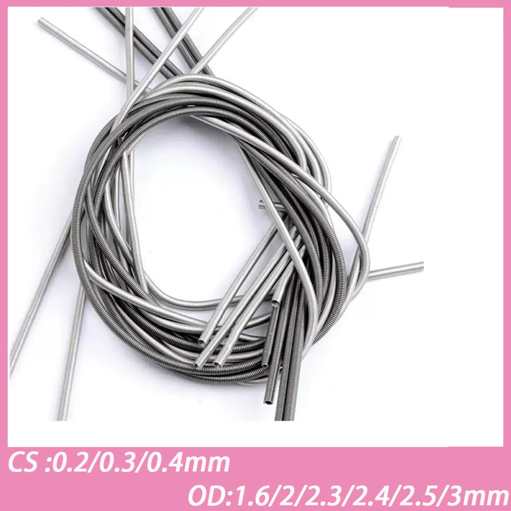 With Hook/No hook Oil Seal Tension Spring CS 0.2/0.3/0.4mm OD 1.6/2/2.3/2.4/2.5/3mm Hot Sealing Cutting Bag Making Machine Parts