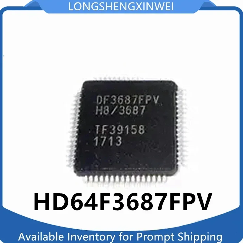 

2PCS HD64F3687FPV LFQFP-64 New