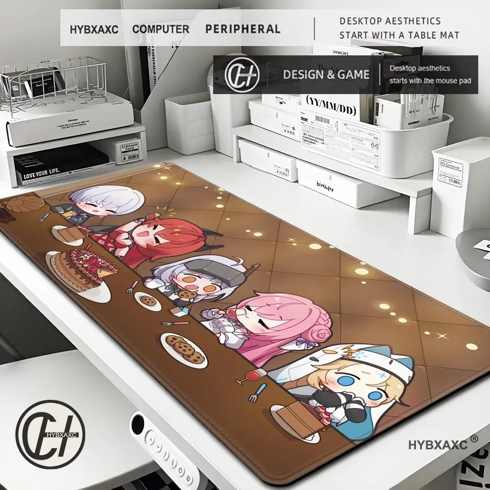 

Popular Game Goddess Of Victory Nikke Mouse Pad Red Hood Large Desk Mat Gaming HD Printing Keyboard Mat Lock Edge Non-slip Mat