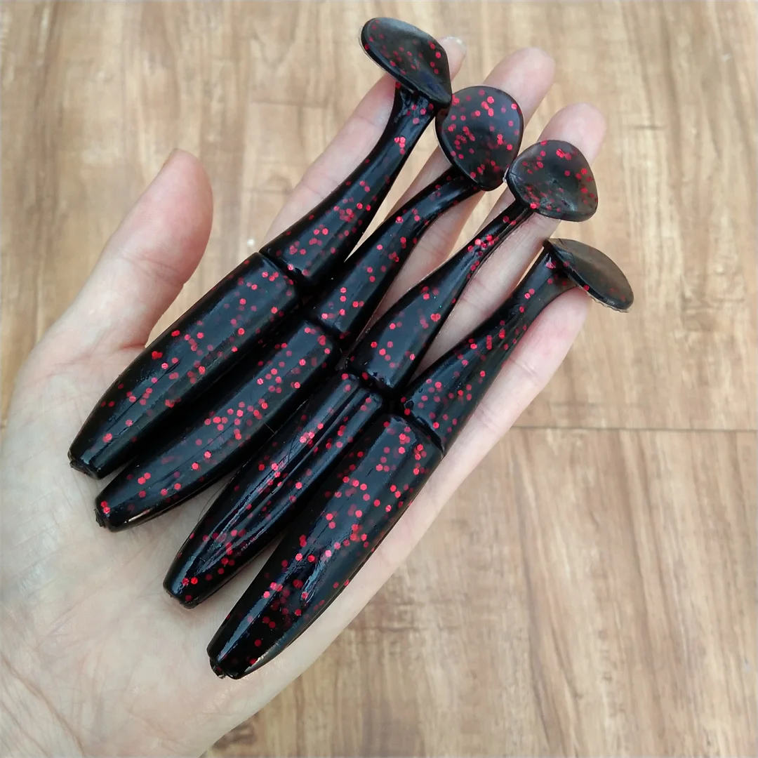 4 قطعة 11 سنتيمتر 11.8 جرام Pesca الصيد السحر Leurre Souple لينة باس سيليكون الطعم Isca الاصطناعي الصيد المتذبذب