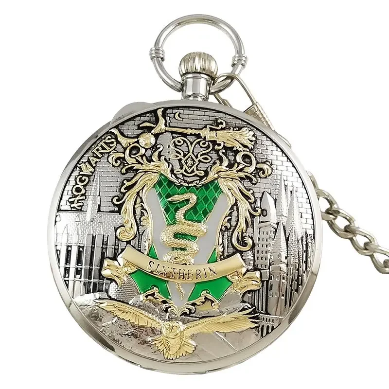 Miniso Joint Music Box Pocket Watch Slytherin Silver Snitch Children's Retro Watches