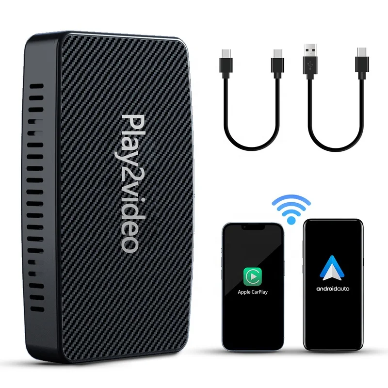 2026 Meihua Universal Portable USB Plug Wireless CarPlay Adapter CarPlay AI Box Android Auto Wireless CarPlay Box