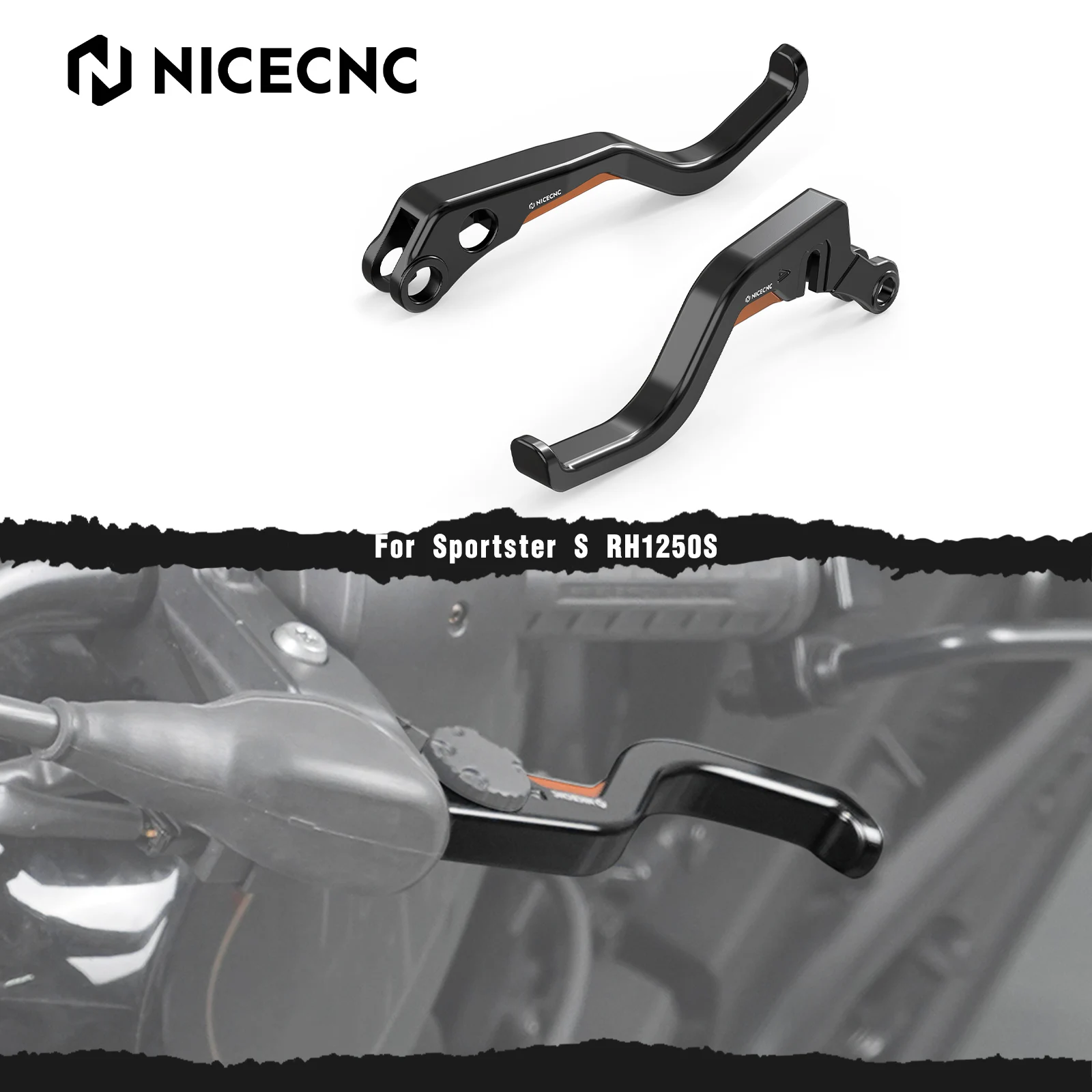 

For Harley Sportster S RH1250S 2021-2024 Short Brake Clutch Levers Pan America 1250 RA1250 2021-2024 Nightster RH975 2022-2024