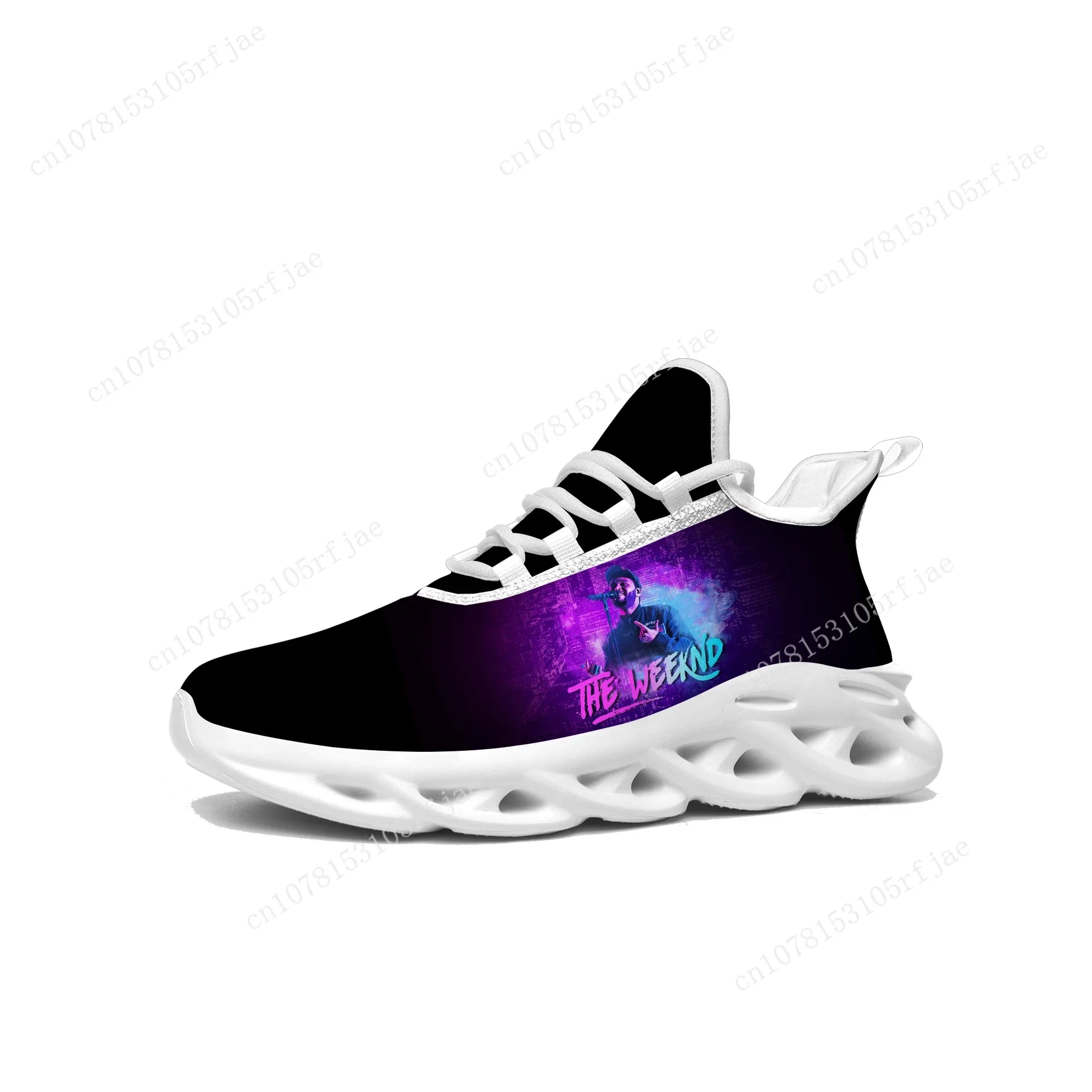 

The Weeknd Singer Flats Sneakers Mens Womens Sports Running Shoes High Quality Sneaker Lace Up Mesh Footwear Tailor-made Shoe