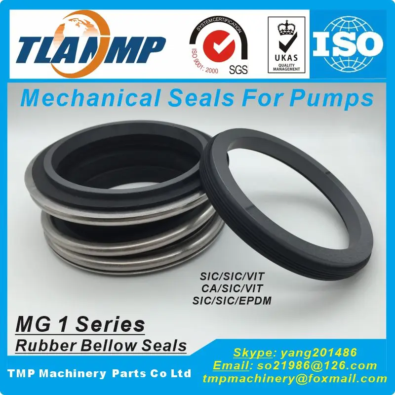 MG1-55 ( MG1/55-G60, MB1-55, 109-55) TLANMP Mechanical Seals สําหรับปั๊มน้ําพร้อมที่นั่งถ้วยแบน G60