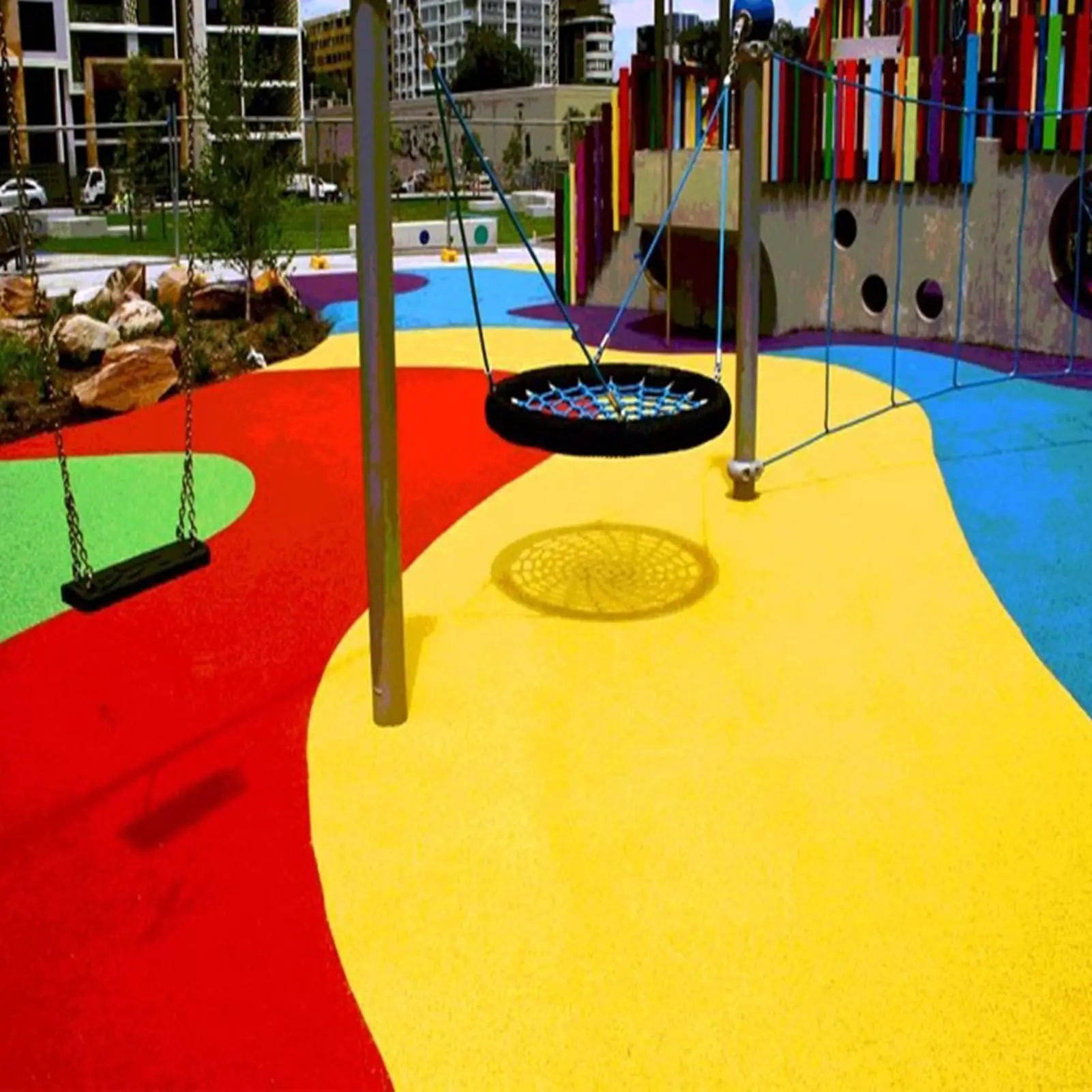 Artificial Grass, Outdoor Artificiarass Runner Rug, Red with Rubber Backed Pet Mat, Gym Play Ground Landse Synthetic