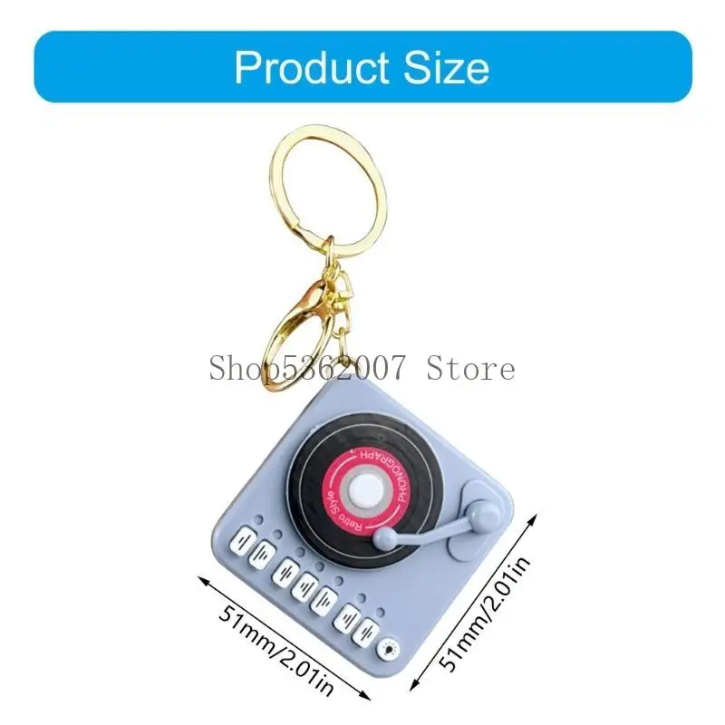 Creative Turntables Player CayChain с застройками в мелодиях для расслабления 40JB