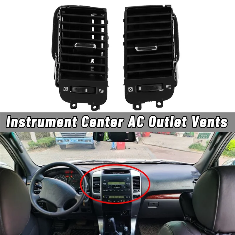 

Car Dash Air Conditioning Outlet For Toyota Land Cruiser Prado LC120 GX470 03-09 Air Vent Grille 5568060030 5568060040