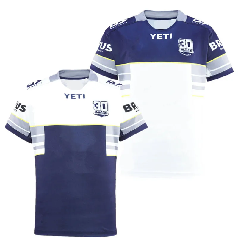 2025 North Queensland Cowboys Home / Away Rugby Jersey - Mens Size:S-5XL（Print Name Number）Top Quality