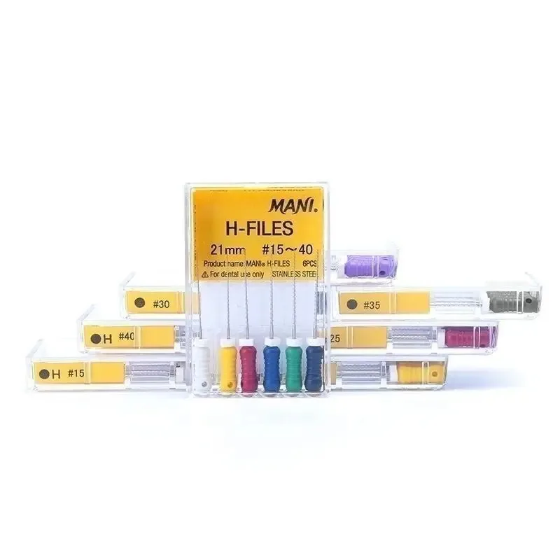 5pcs/box 25mm Dental Materials Root Canal H File K File Mani Enlarging Needles Hand Use Long Stainless Steel Dentistry Tools