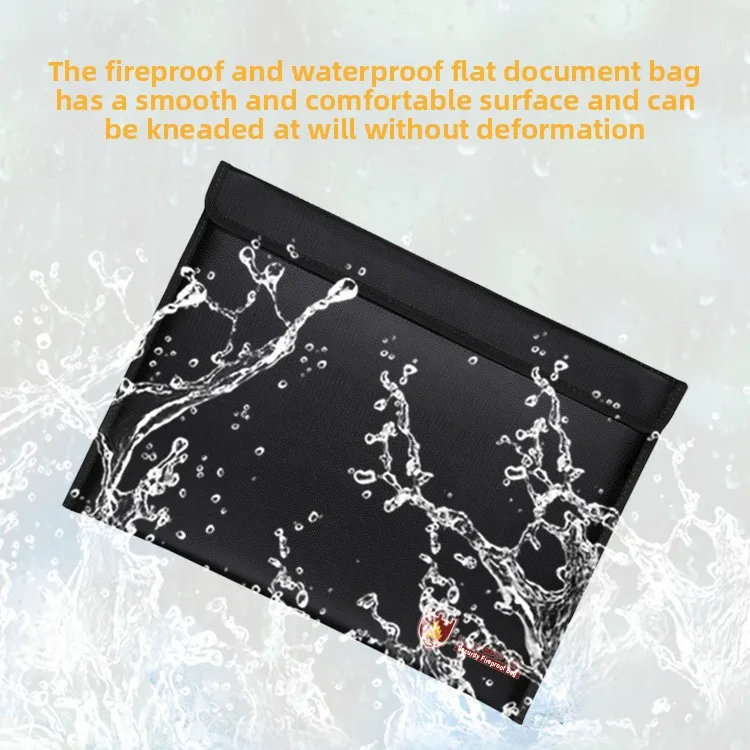Fire Proof Safety Protection Bag, File Bag, Horizontal Storage and Finishing 28 * 38CM