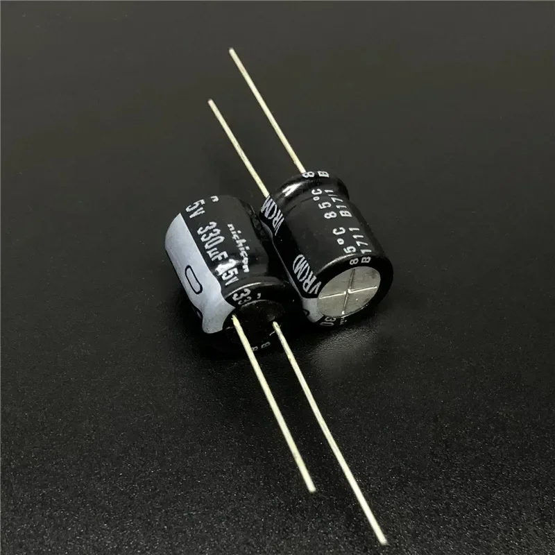 10 Stück/100 Stück 330uF/35V NICHICON VR-Serie 10x12,5mm 35V330uF Aluminium-Elektrolytkondensator