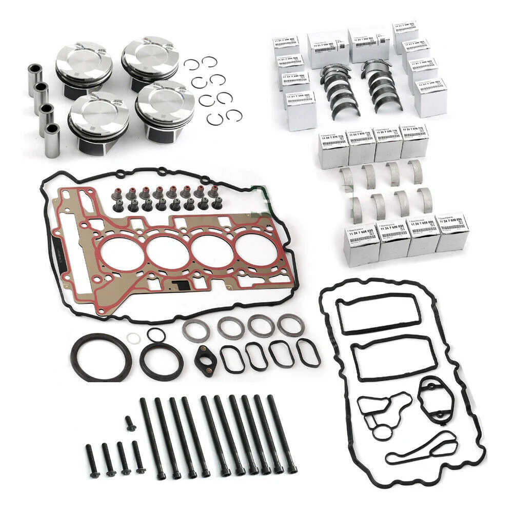 2.0 Engine Piston Overhaul Rebuild Kit Crankshaft Camshaft Con Rods For BMW X3 228i N20 N26 2.0T N20B20 N20B20B N20B20D N26B20A