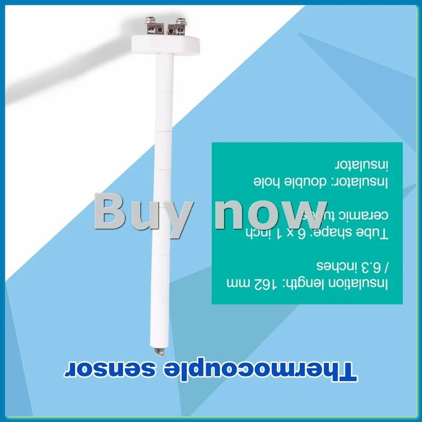 

Высокотемпературный датчик термопары типа K для керамической печи 2372 по Фаренгейту 1300-градус -B119-A51M