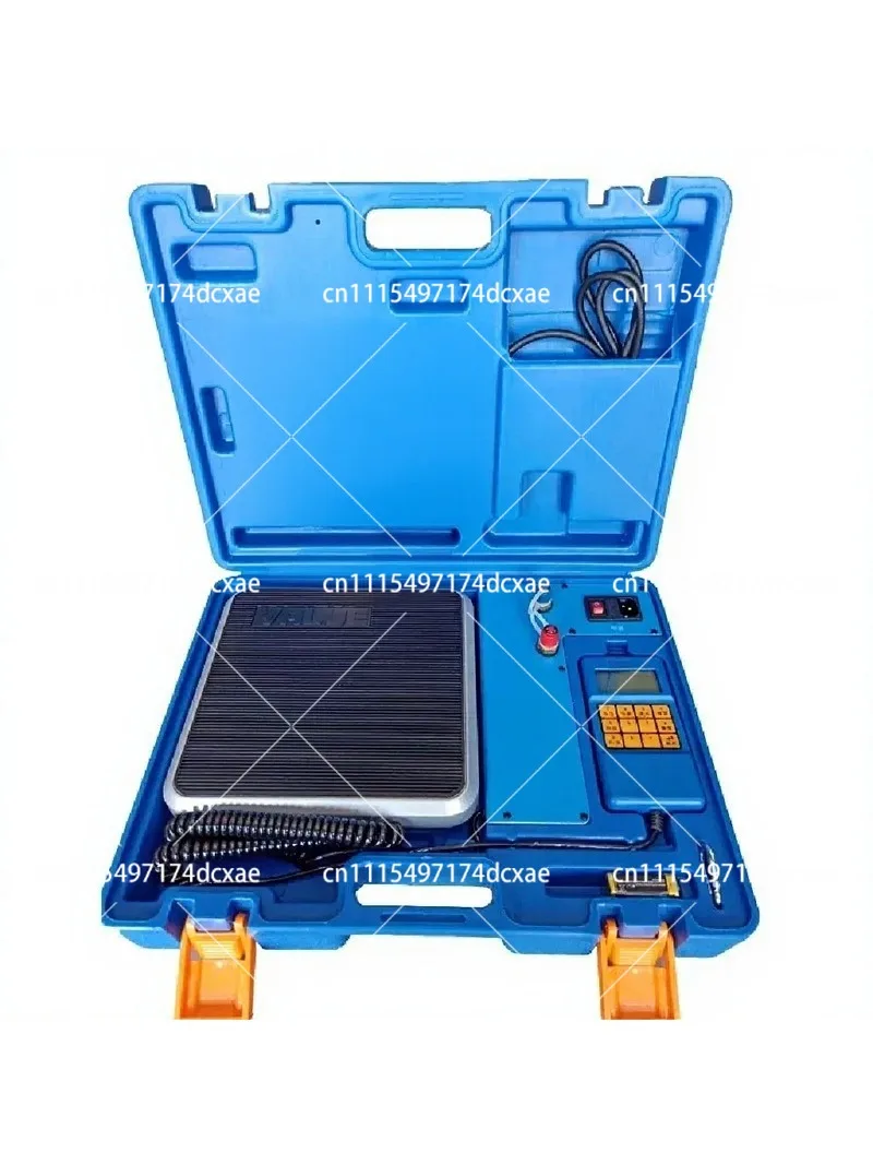 VES-50A/100B High-Precision Digital Refrigerant Recovery Scale - Manual Electronic Balance for Freon Quantitative Filling, 9V