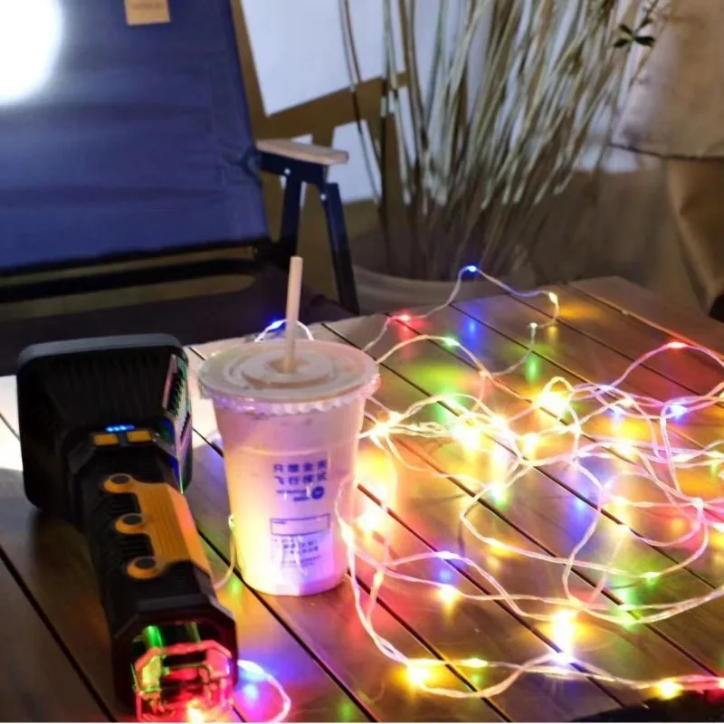 مصباح يدوي عاكس كبير قابل لإعادة الشحن: فائق السطوع يدوم طويلاً، محيط ملون، خيمة تخييم محمولة وإضاءة خارجية #4