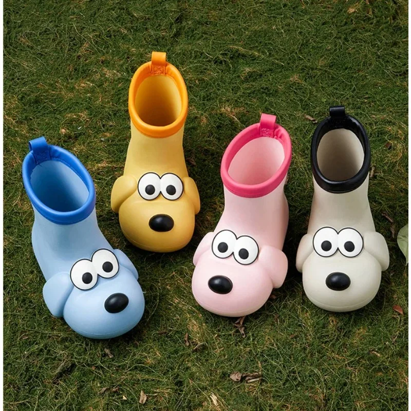 

Anti-Slip Waterproof Children's Rain Shoes - Middle Tube Kids' Rain Boots Baby Boy Girls' Water Shoes for Outdoor Wet Conditions