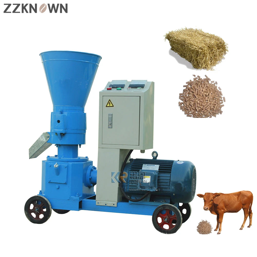 

Animal Feed Processing Machines Pet Food Extruder Poultry Horse Cattle Pig Chicken Feed Pellet Machine