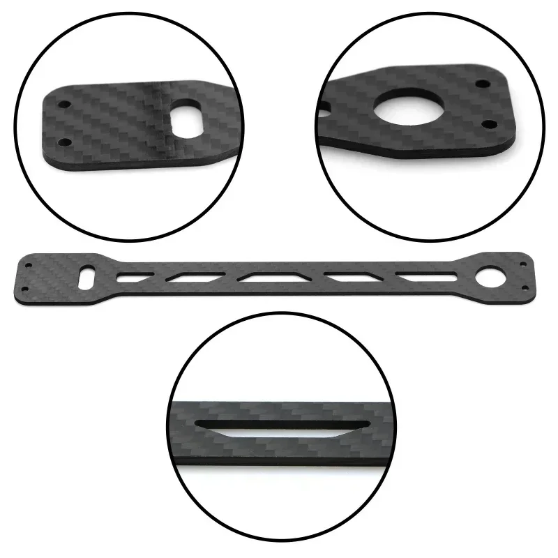 

Carbon Fiber Second Floor Board Plate for Tamiya TT02 TT02B TT-02 TT-02B 1/10 RC Car Upgrade Parts Accessories