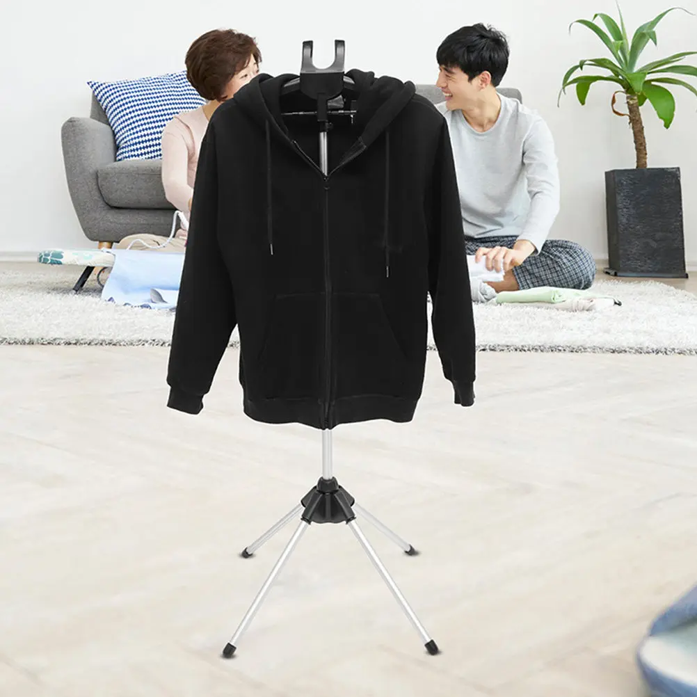 

1Set Foldable Garment Steamer Hanger Adjustable Clothes Drying Rack Lightweight Portable Steamer Stand Telescopic Rod Ironing