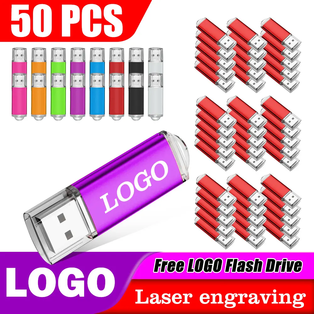 

50 шт./лот USB флэш-накопители 4 ГБ 2 ГБ 1 ГБ флэш-накопитель 128 МБ 512 МБ 32 ГБ 16 ГБ 8 ГБ оптовая продажа металлический диск USB бесплатно индивидуальный логотип