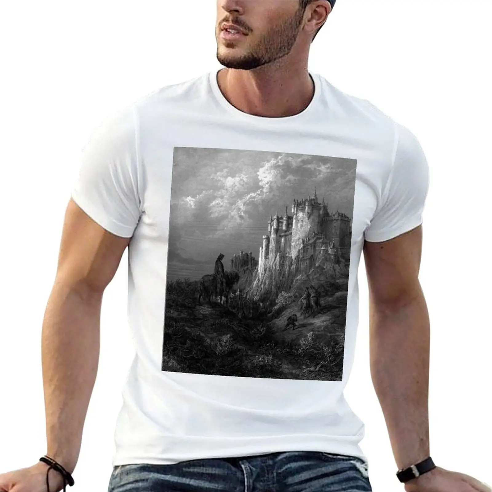 Мужские футболки Avalon, футболка перед хлопок, King Cotton Arthur, 100% забавные рубашки