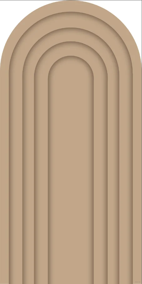 Mehofond pared arqueada marrón Beige raya telón de fondo niños fiesta de cumpleaños decoración colorida boda Baby Shower arco fondo de 2 lados