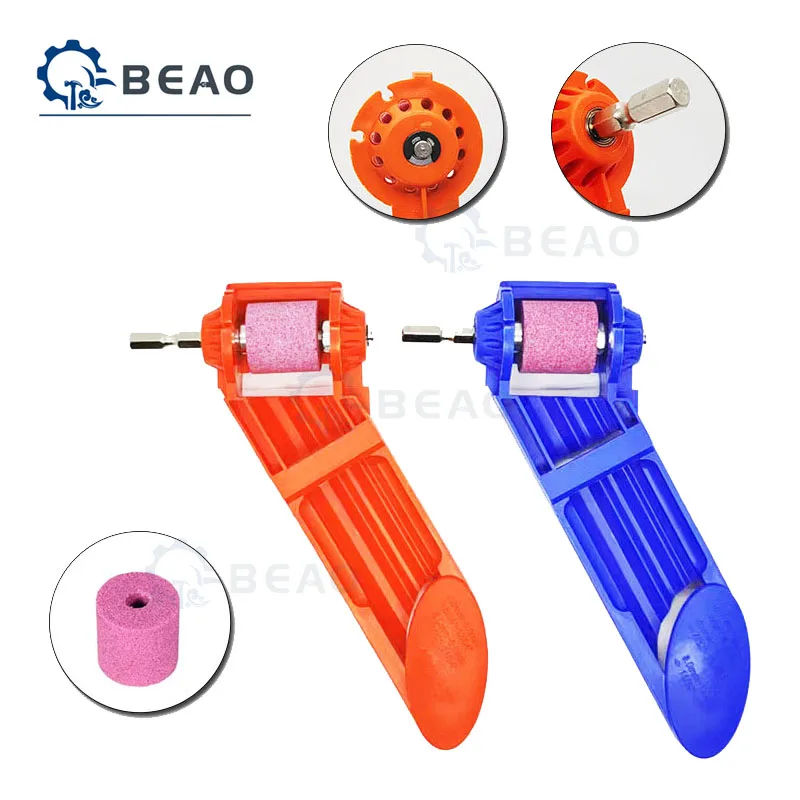 

1Set Drill Sharpener Universal Portable Sander Small Grinding Twist hexagonal handle Drill Tool The tail is marked