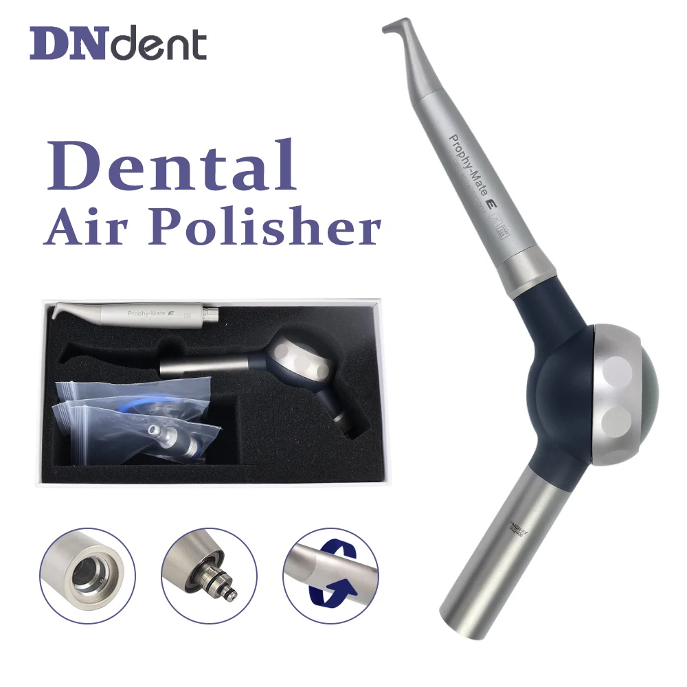 

Dental Air Prophy Unit Air Powder Spray Sandblaster Polisher Tooth Cleaning Whitening Polishing Tools Equipment