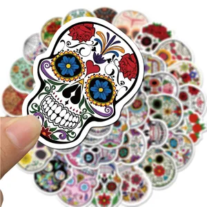 Graffiti Children's Toy Sticker, 50pcs, DIY, DIY, DIY, Skate, Laptop, Baggage, Car, Anime 6 Main Mexican Skull Sales - №1