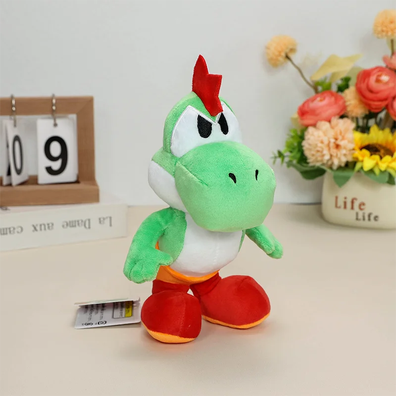 

Super Mario Bros. Wonder Fury Yoshi 9.5" Stuffed Animal , Nintendo 3D worlds Dragon Odyssey Maker Plush Toy Cartoon Game Doll